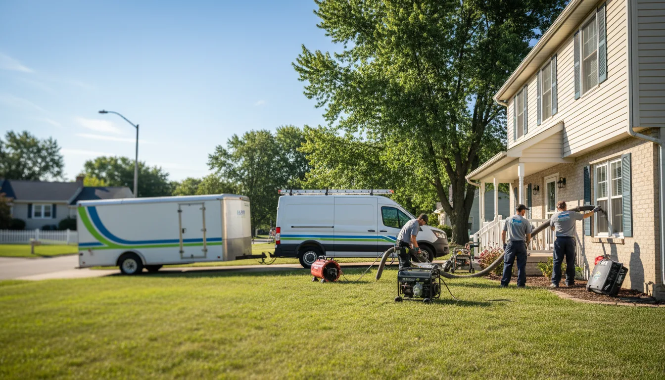 Flooded Basement Restoration And Cleanup With Repair in Stevensville, MI near me